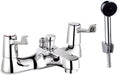 Nerus WRAS-Approved Bath Shower Mixer – Chrome, Two-Handle