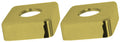 Square Shower Plates – Brushed Gold Finish