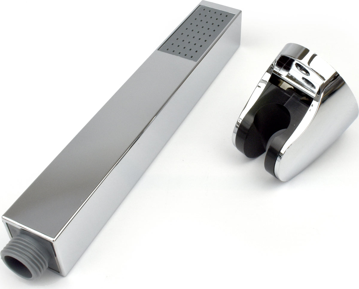 Cube Shower Head with Wall Holder