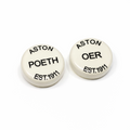 Welsh Traditional 'Poeth' & 'Oer' Tap Indices – Aston Style (Pack of 5 Pairs)