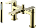Ios Bath Shower Mixer Set with Shower Hose – Brushed Gold Finish