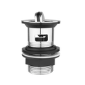 Slotted Basin Waste with Flip-Top Plug – Chrome, 78mm
