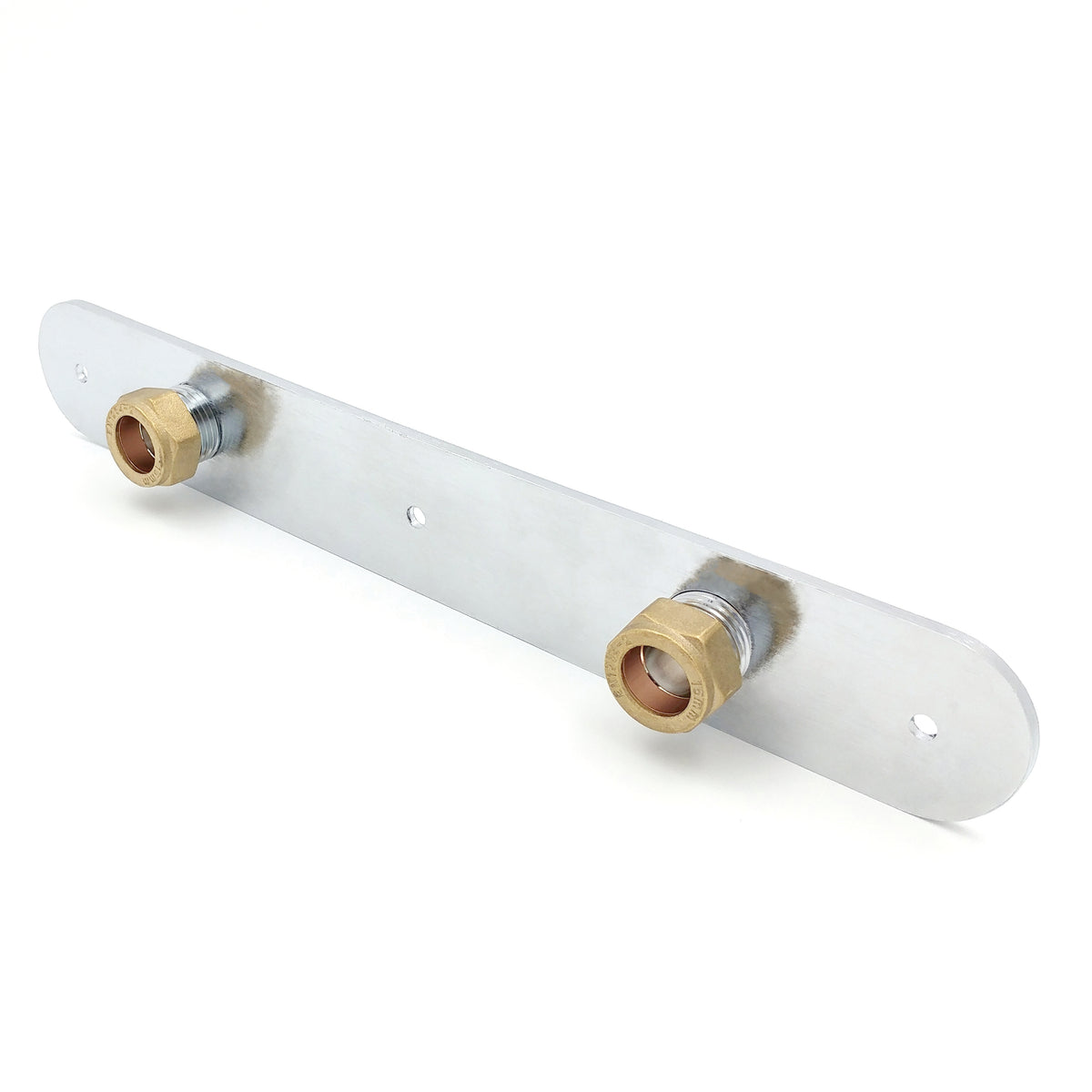 Brass Shower Wall Plate – Chrome Finish