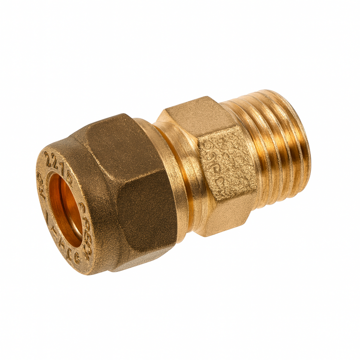 10MM x 1/4" C x Mi Coupling J600 (DZR)