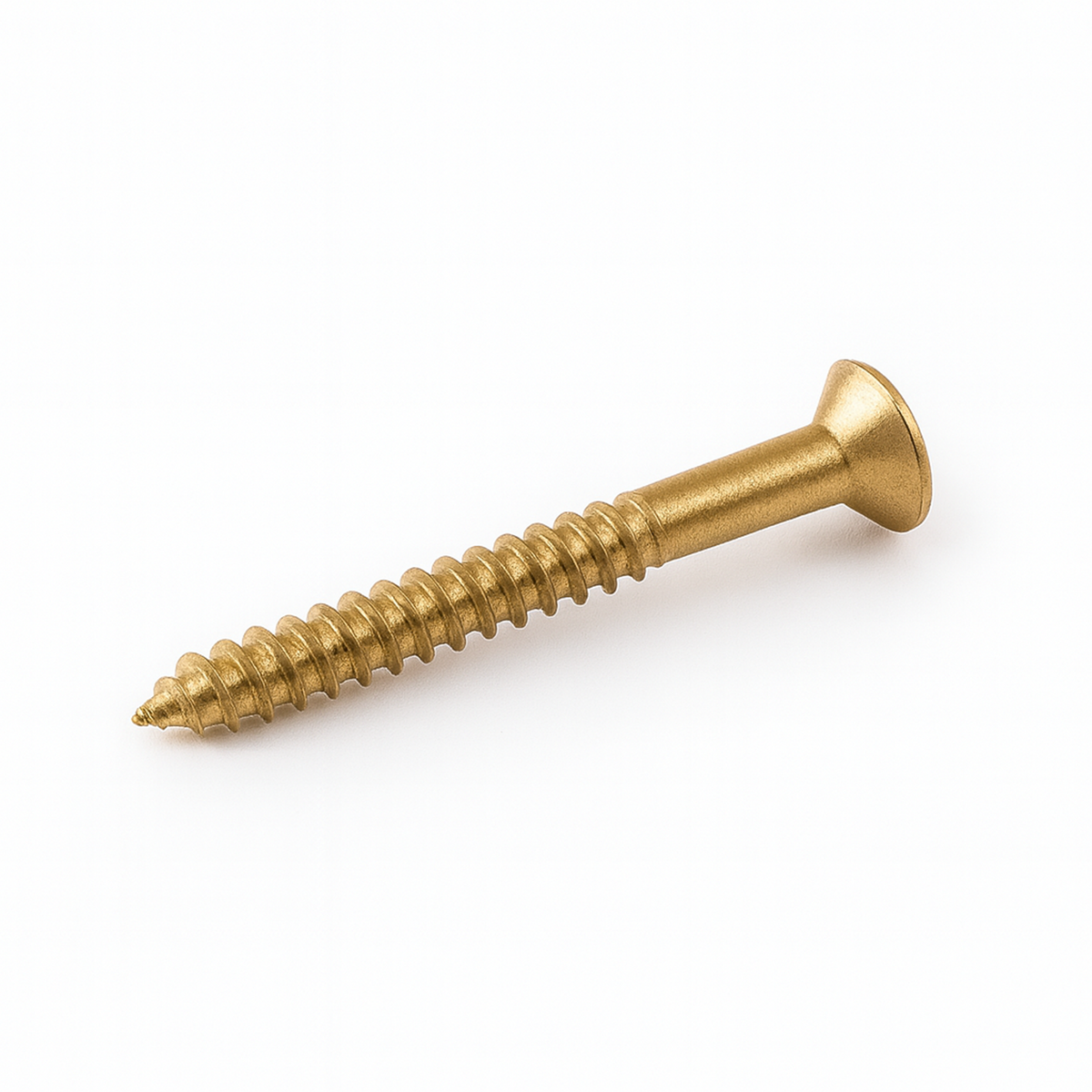 2 1/2" x 12 Csk Slot Brass Screw