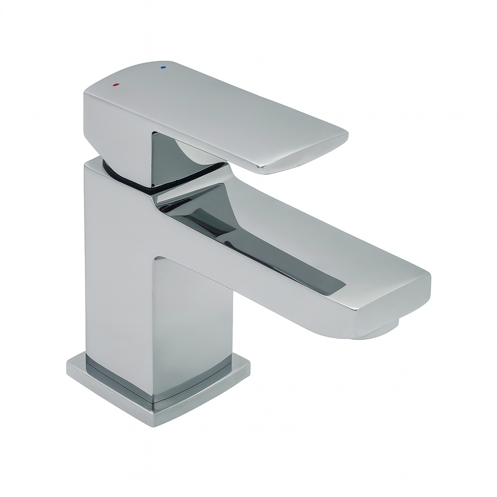 Manta Mono Basin Mixer – Chrome, Single Lever