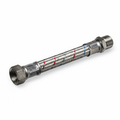 1/2" Male x 1/2" Female x 30CM x 12MM Bore Bs Hose – Stainless Steel