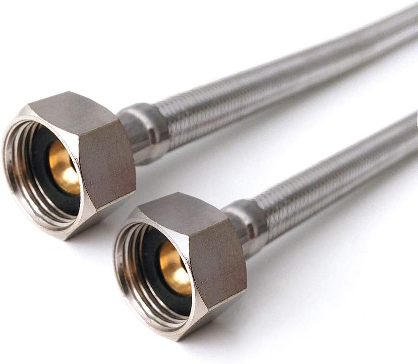 Flexi Pipe 3/4" x 3/4" BSP Flexible Hose – 500mm (Pair)
