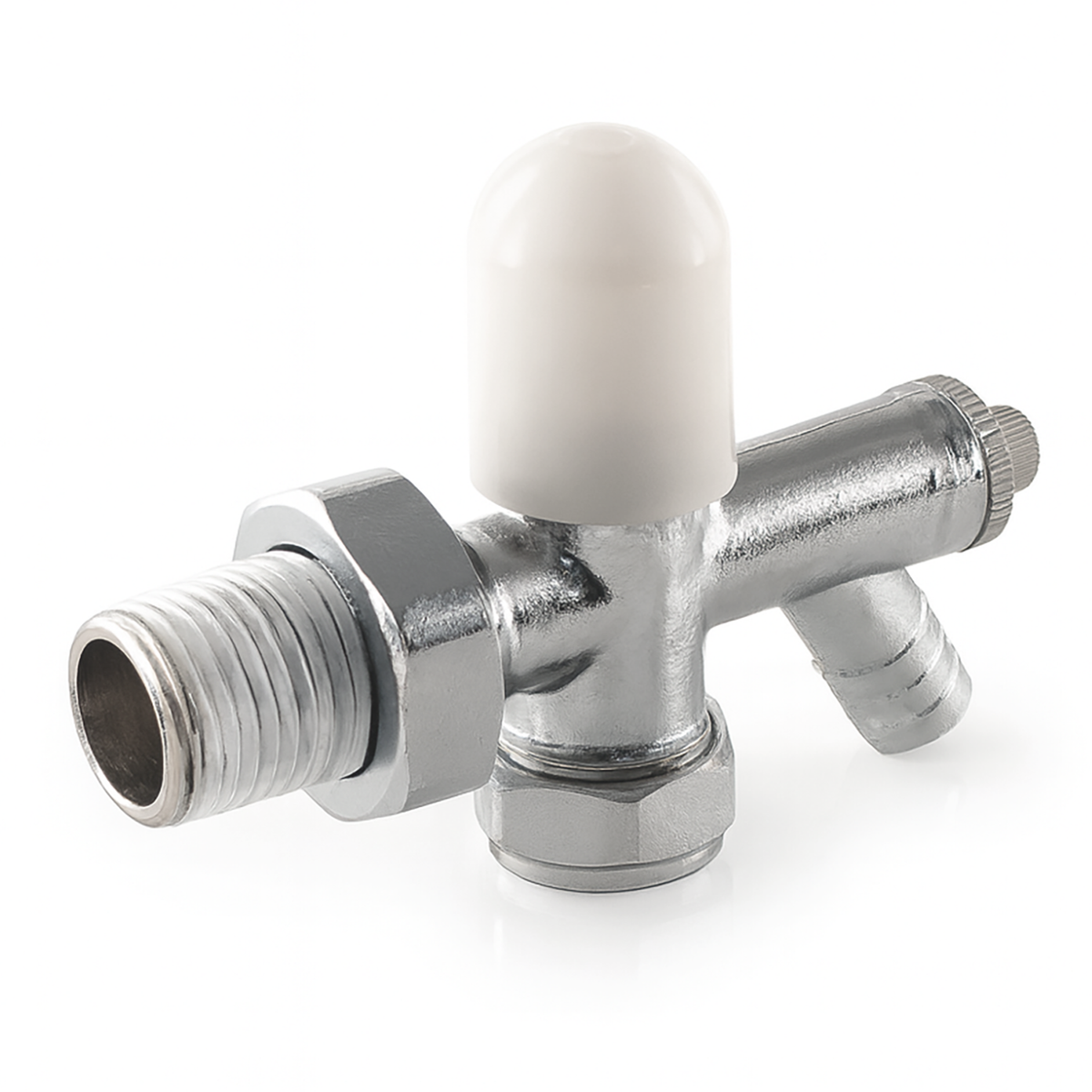 8/10MM Cp Nova Angle Radiator Valve & Drain Off – Chrome