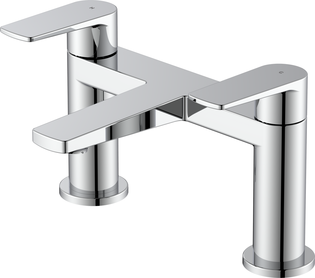 Ios Bath Filler – Chrome, Dual Lever