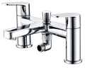 Chromium Range Deck Mounted Bath Shower Mixer – Chrome, Dual Lever