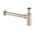 Modern Bottle Trap Brushed Nickel