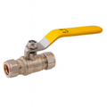 22mm Gas Lever Ball Valve – Yellow Handle