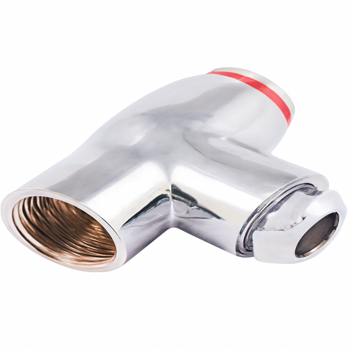 1"X 8MM Chrome Restrictor Elbow (PTUW37001)
