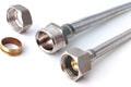 Flexi Pipe 15mm Compression x 1/2" BSP Tap Connector – 600mm (Pair)