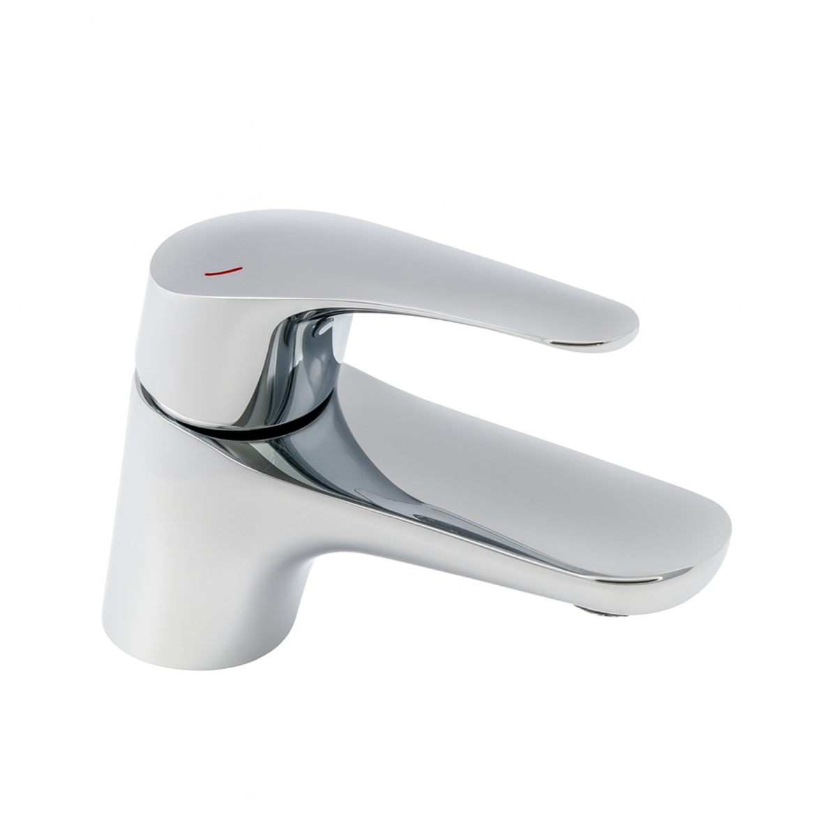 Araya Lujo Slim Mono Basin Mixer – Chrome, Single Lever