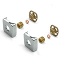 Wall Mounted Square Shower Fixing Plates