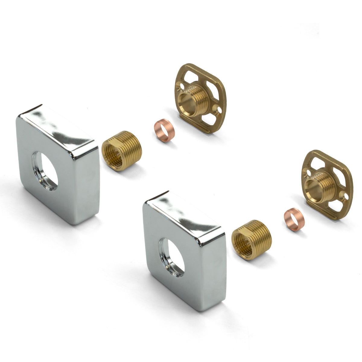 Wall Mounted Square Shower Fixing Plates
