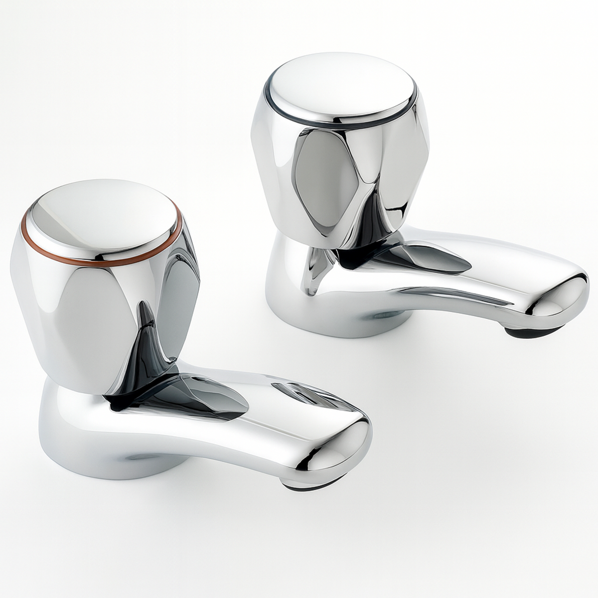 Mercia Modern Basin Tap Pair Chrome