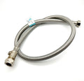 WRAS Flexi Tap Connector with Isolation Valve – 15mm x 1/2" BSP, 900mm
