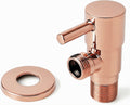Brass Stop Valve for Douche Set (Rose Gold)
