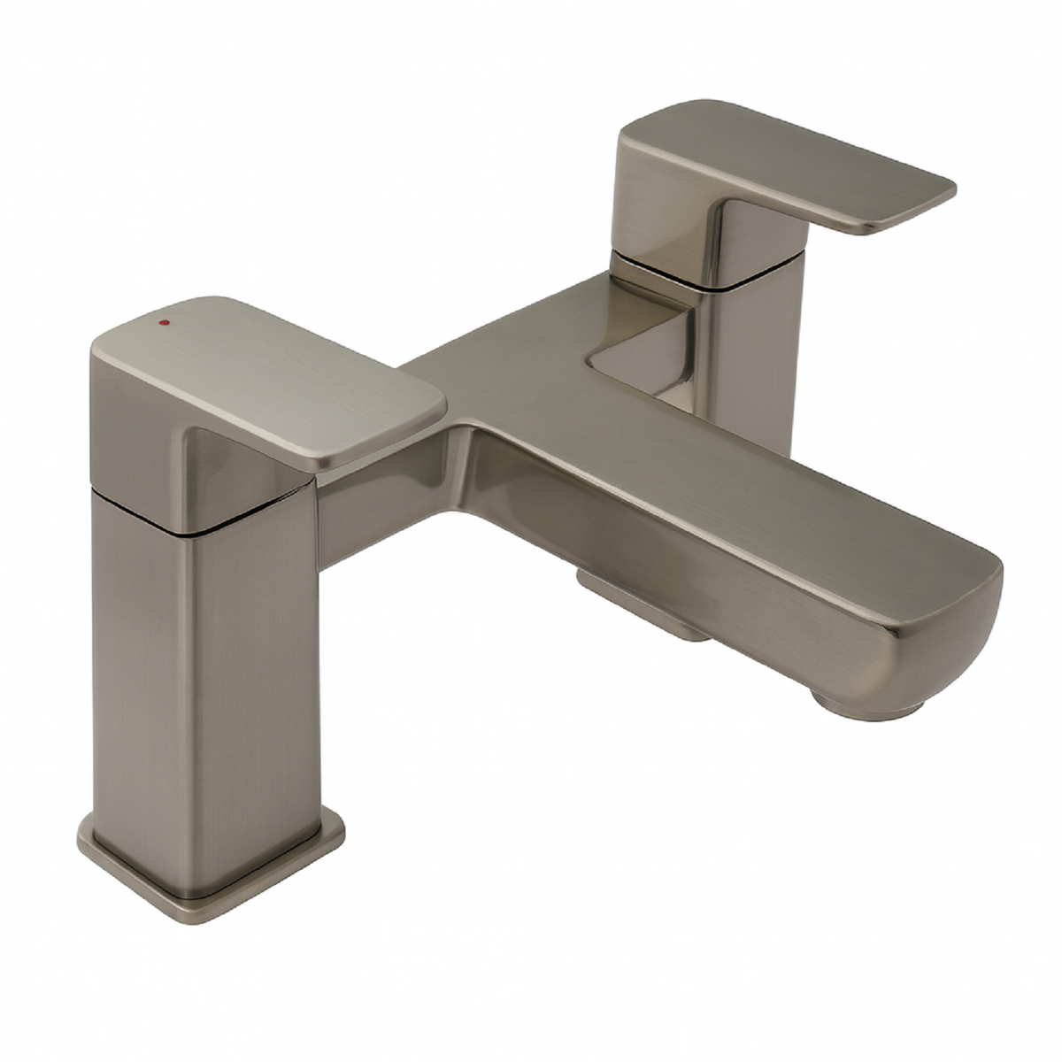 Caja Bath Filler Brushed Nickel