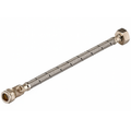 WRAS Flexible Tap Connector with Isolating Valve – 15mm x 1/2" BSP, 30cm