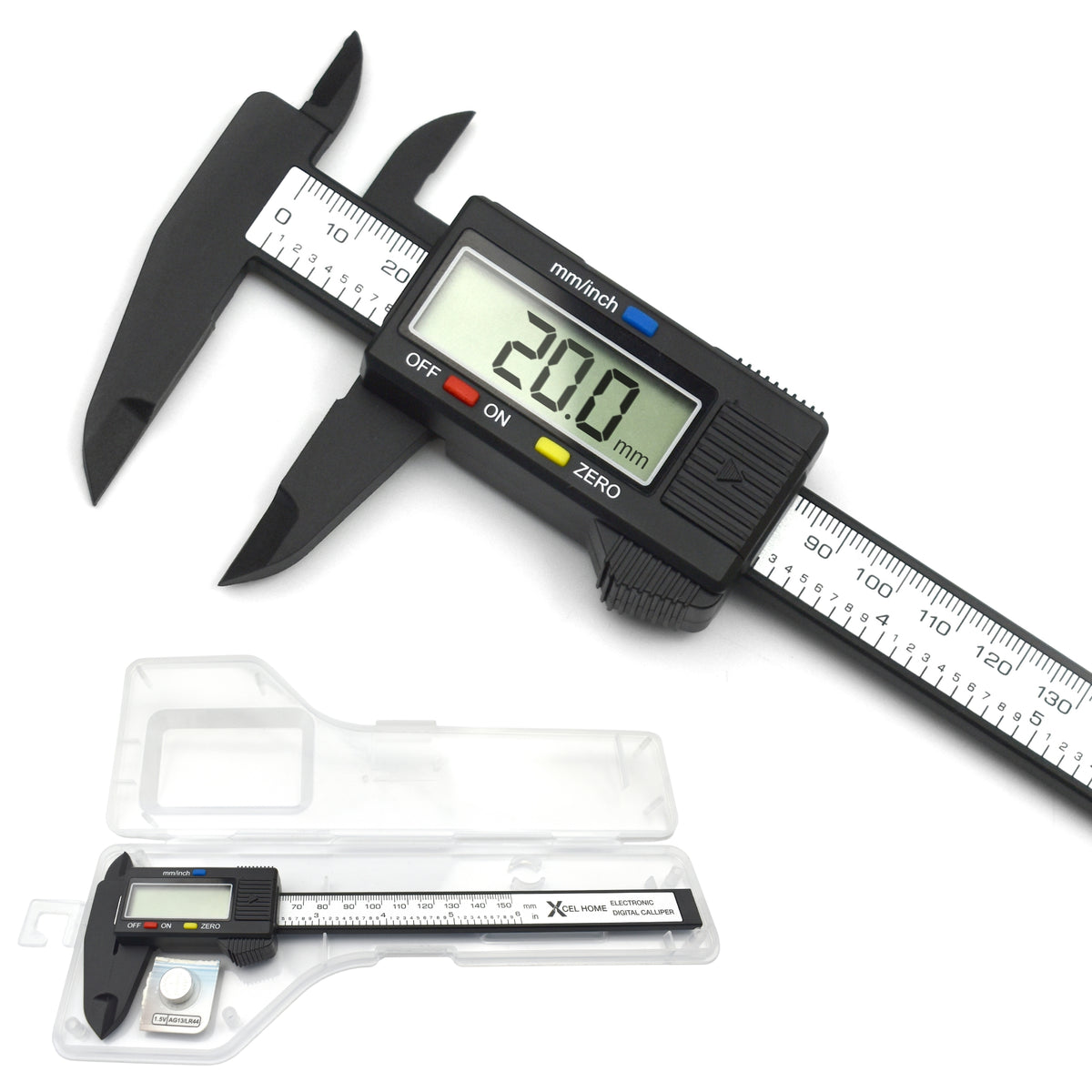 Electronic Digital Caliper – 0-150mm, mm/inch