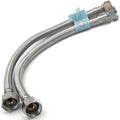 Flexi Pipe 3/8" x 1/2" BSP Flexible Tap Connector – 300mm (Pair)