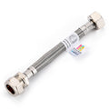 WRAS Flexi Tap Connector – 15mm Comp x 1/2" BSP, 150mm, 8.5mm Bore