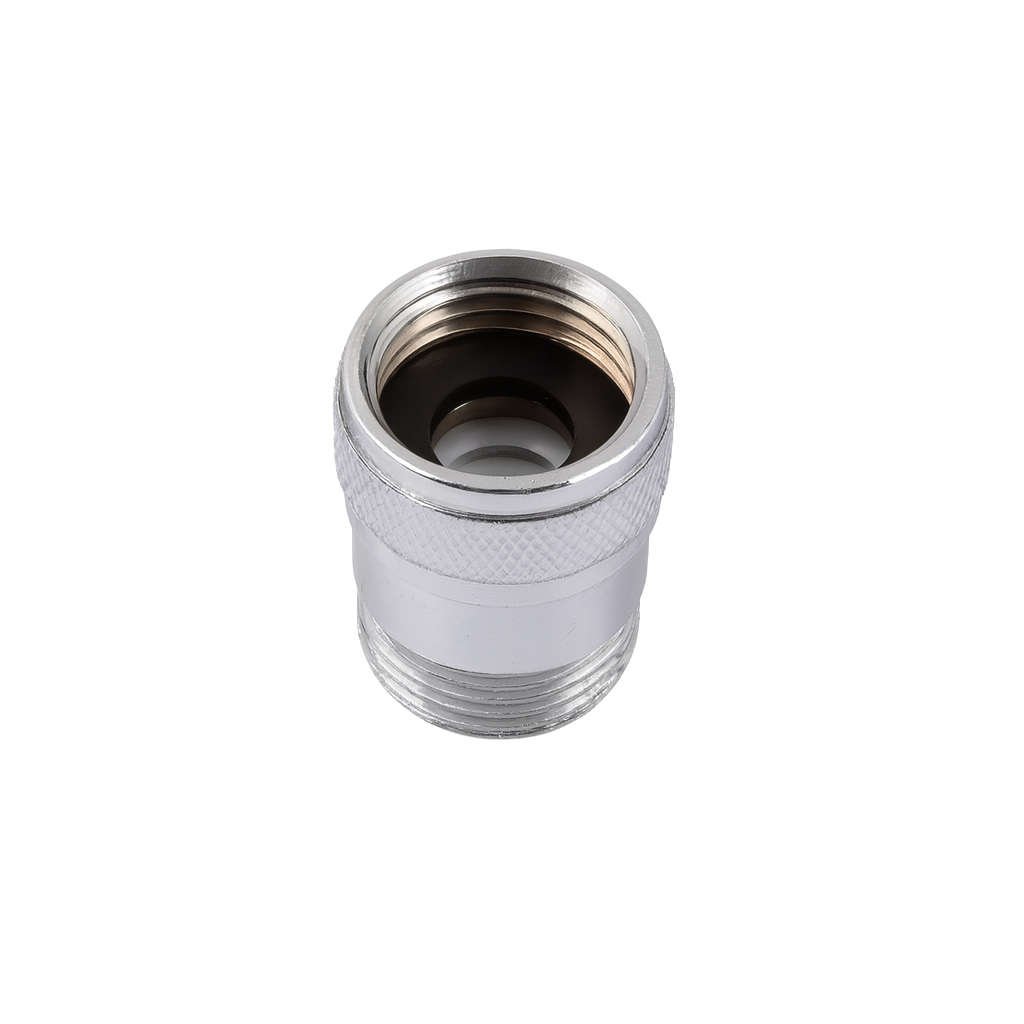 1/2" M x F Shower Single Check Valve Chrome