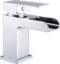 Cascade Chrome Waterfall Basin Tap – Single Lever