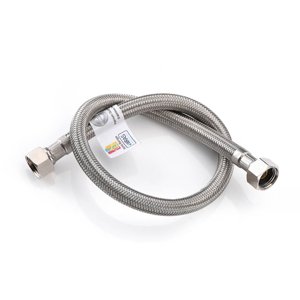 WRAS-Approved Flexi Pipe Connector – 3/8" x 3/8" BSP, 500mm, 8.5mm Bore