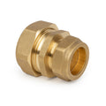 22mm x 15mm Compression Straight Reducing Coupling – Brass
