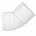 36mm Solvent Weld 45° Waste Pipe Bend – White, Pack of 5