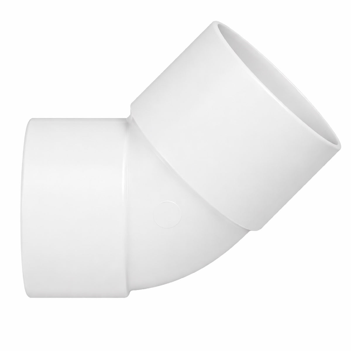 36mm Solvent Weld 45° Waste Pipe Bend – White, Pack of 5