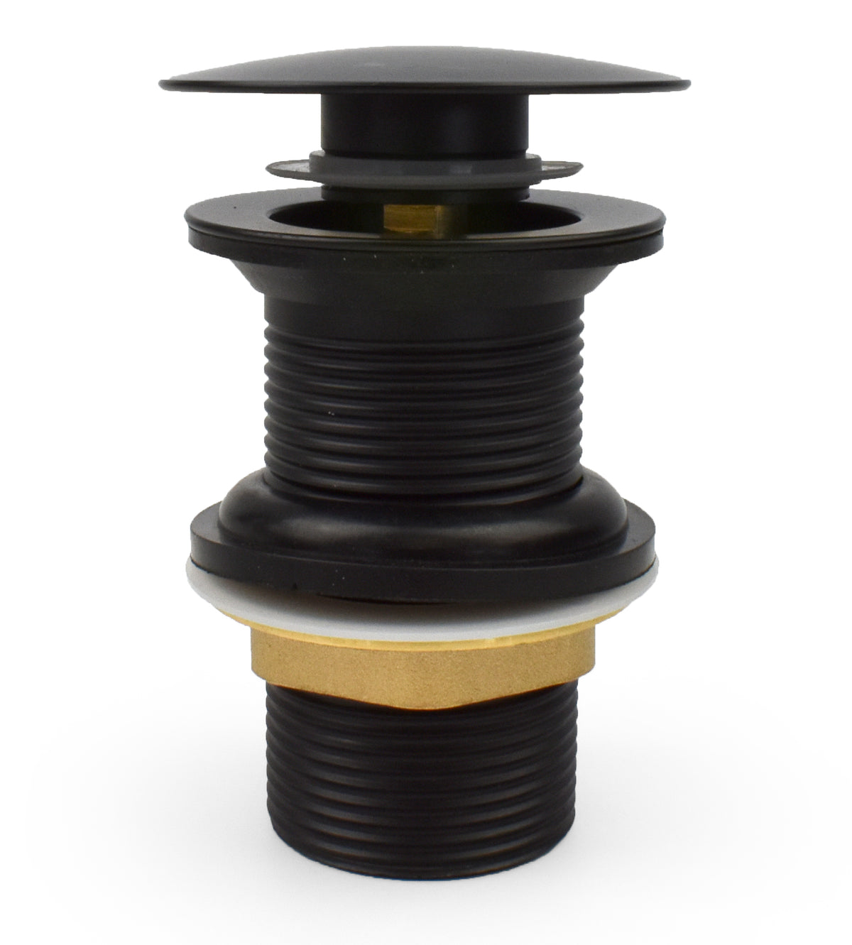 Round Mushroom Click Clack Basin Waste – Unslotted