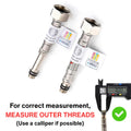 WRAS-Approved Flexi Tap Connector Pair – M10 x 1/2" BSP, 100mm, Stainless Steel