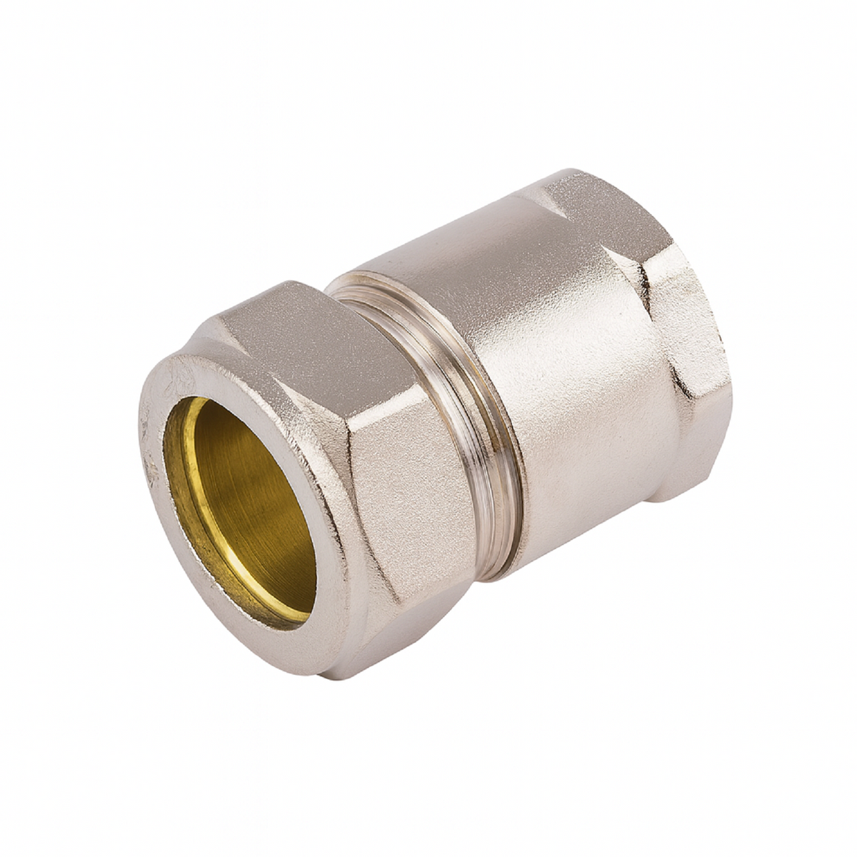 22mm x 3/4" Compression to Female Iron Coupling – Chrome