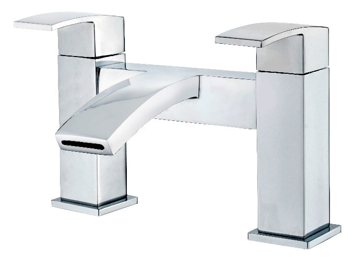Orion Deck Mounted Bath Filler – Chrome, Dual Lever