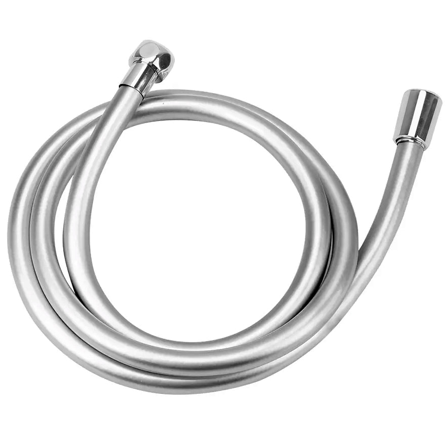 200cm WRAS-Approved Silver Shower Hose – Smooth PVC