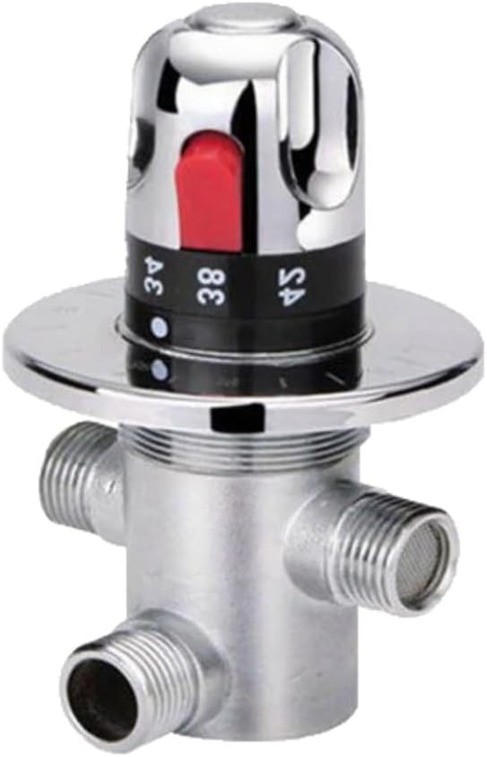 Concealed Brass Thermostatic Shower Valve – Chrome, Wall-Mounted