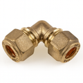 8mm C x C Brass Compression Elbow – 90°