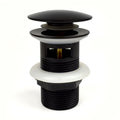 Click-Clack Mushroom Basin Waste – Domed Slotted Waste, Brass Nut