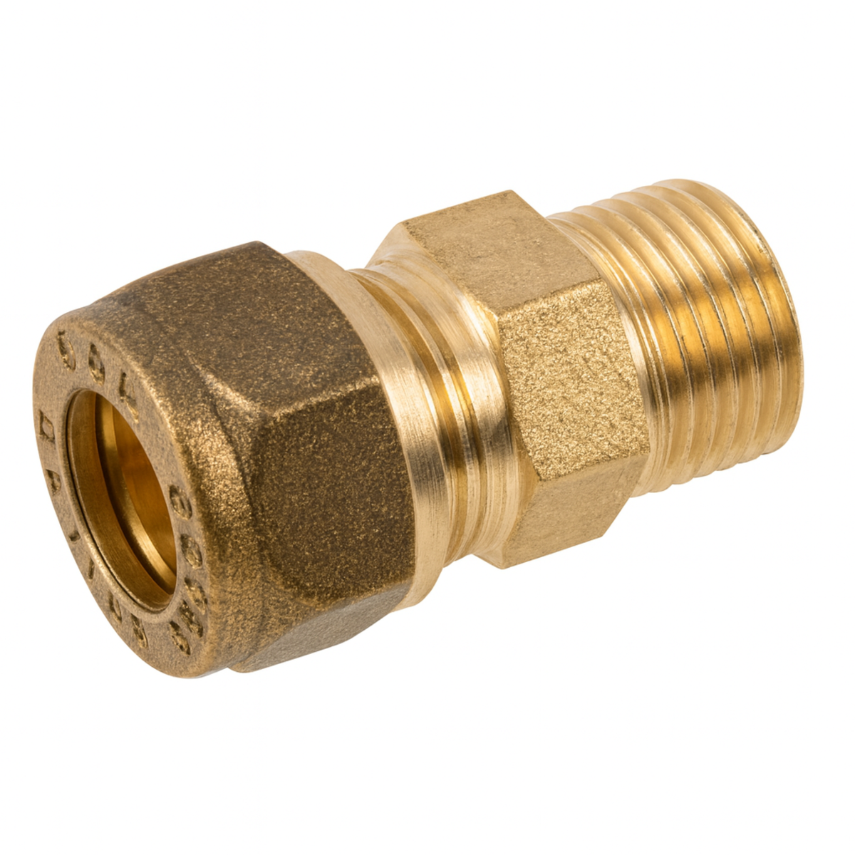 15MM x 3/8" C x Mi Coupling J600 (DZR)