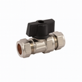 15mm Heavy-Duty Chrome Isolating Valve with Handle – Compression