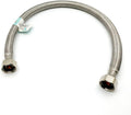 WRAS-Approved Flexi Pipe – 1/2" x 1/2" BSP, 500mm, 9.8mm Bore