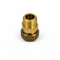 8mm x 1/4" Male BSP Brass Compression Straight Adaptor (Pack of 5)
