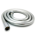 150cm WRAS-Approved Silver Shower Hose – Smooth PVC