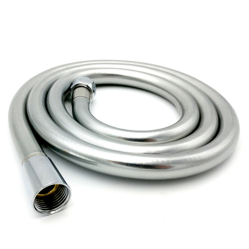 150cm WRAS-Approved Silver Shower Hose – Smooth PVC
